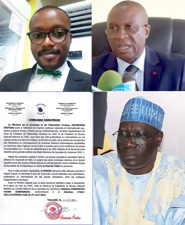 Le gouverneur et un ministre étouffent le «président» des jeunes