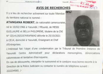 L’ex-maire Atangana Robert de Yaoundé VI de nouveau en fuite