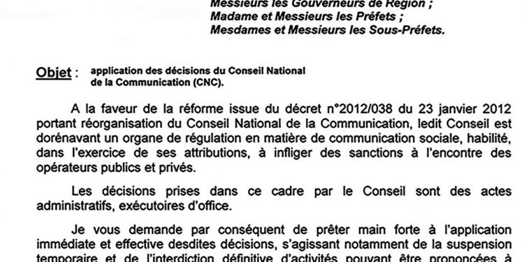 Le Minat s’invite abusivement dans la répression de la presse