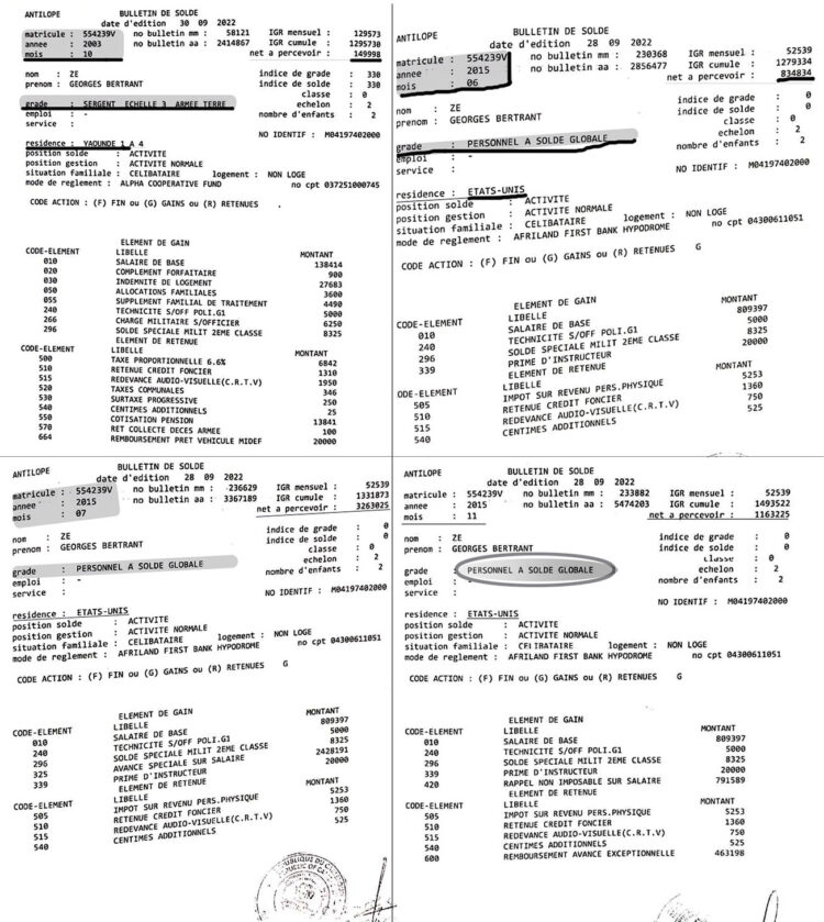 Le sergent qui a perçu un salaire de ministre pendant 15 années